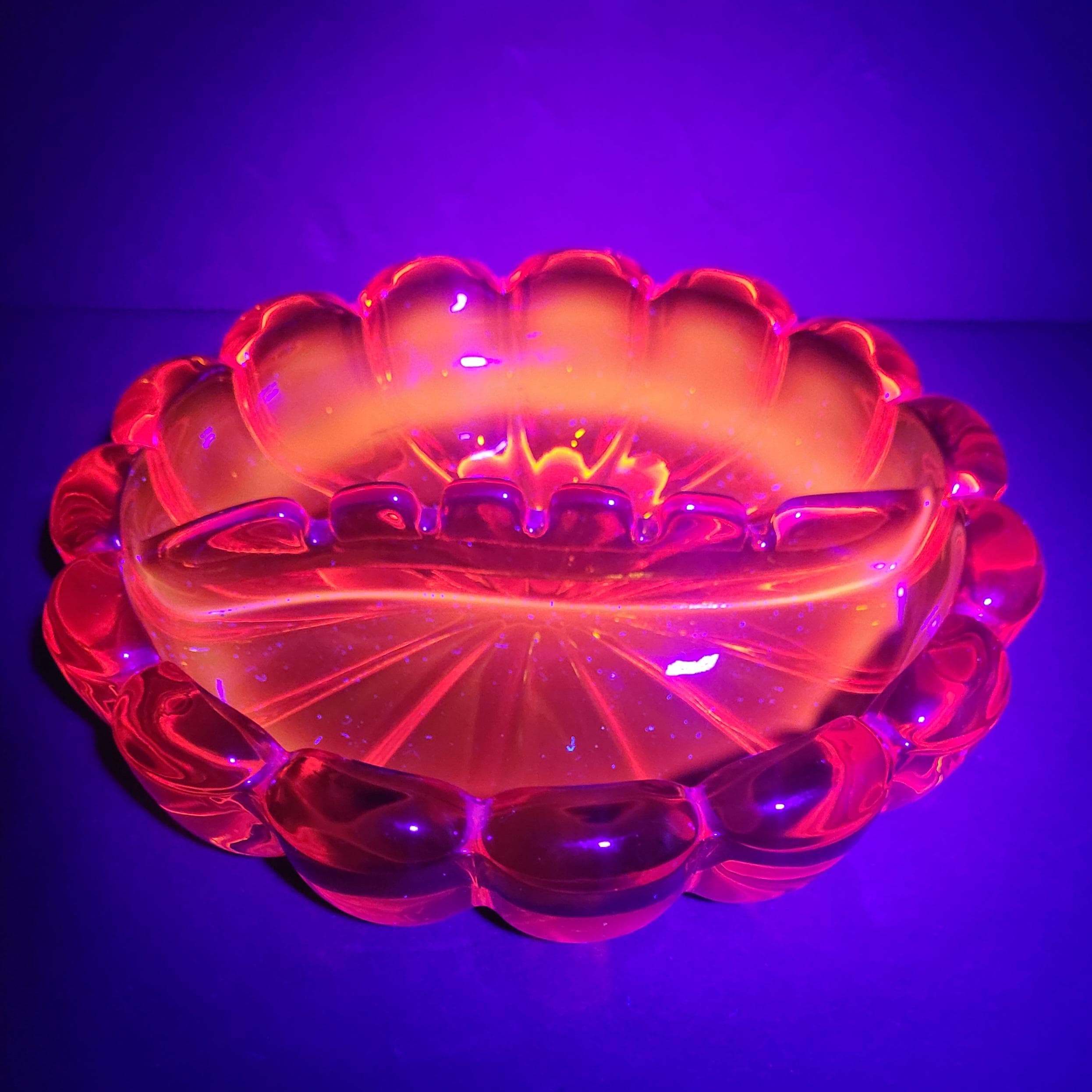 Viking Art Glass Persimmon Orange 8 3/4