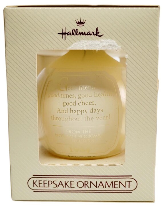 Hallmark Keepsake Ornament 1984 Norman Rockwell QX251-1 Original