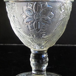 Indiana Glass Sandwich 8oz 5&quot; Clear Water Goblet