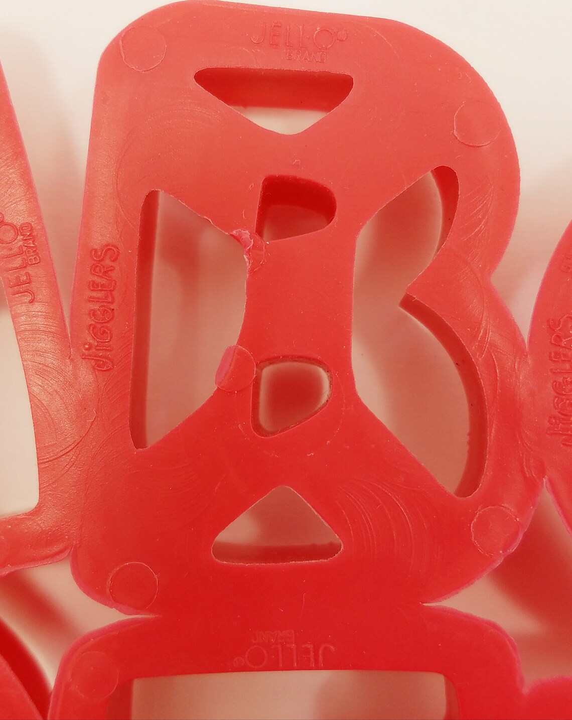 Red Jello Jigglers Alphabet Abcs New Etsy