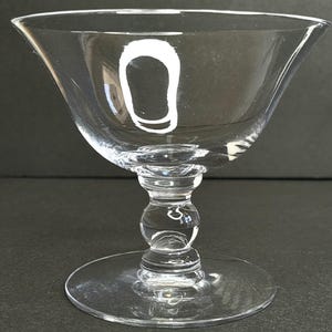 Imperial Glass Candlewick 3400 5oz Low Sherbet Goblet Footed Tumbler Stemware x 7