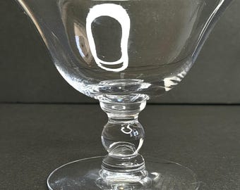 Imperial Glass Candlewick 3400 5oz Low Sherbet Goblet Tumbler med fot, glas, 7 st
