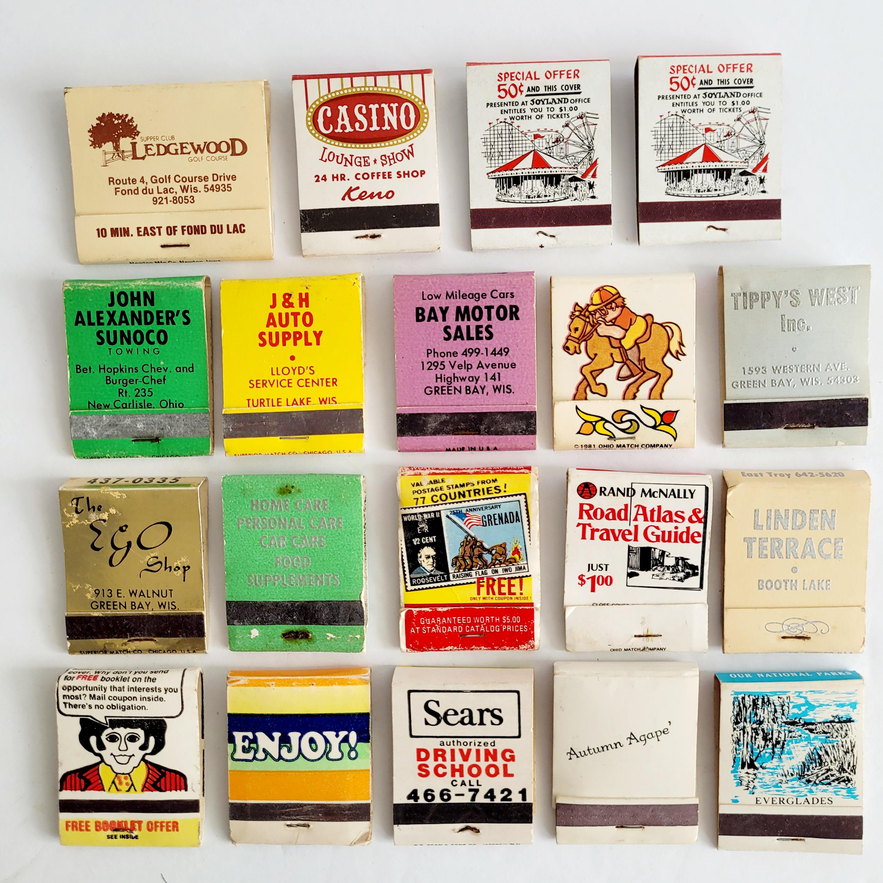 Gas Station Matchbooks - Etsy