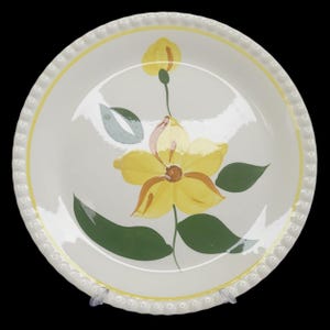 Blue Ridge Southern Potteries Sungold 9 3/8" lunchtallrik ljusveksformad