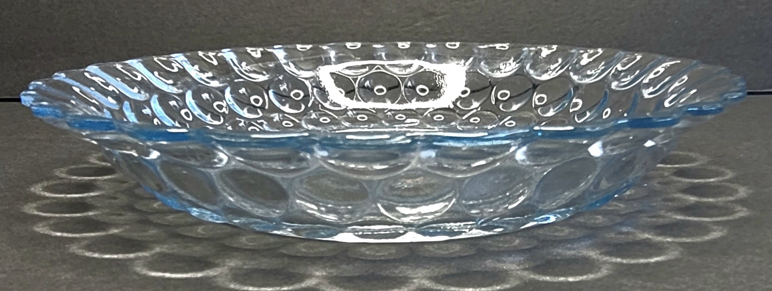 アンカーホッキング バブルサファイア ブルー フラットスープボウル