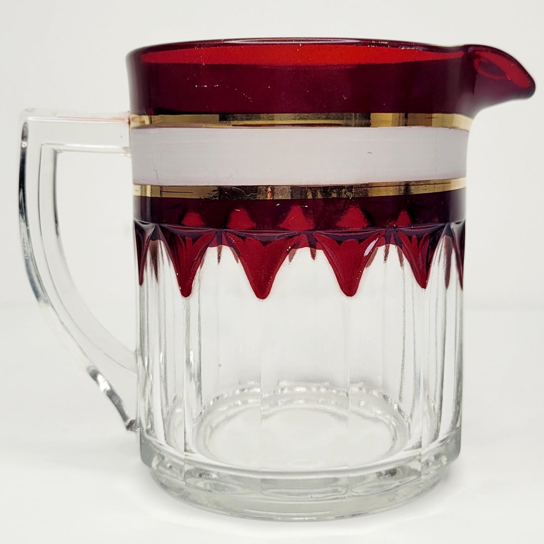 New Martinsville EAPG Ruby Stain No. 97 Old Colony Creamer Cream ...