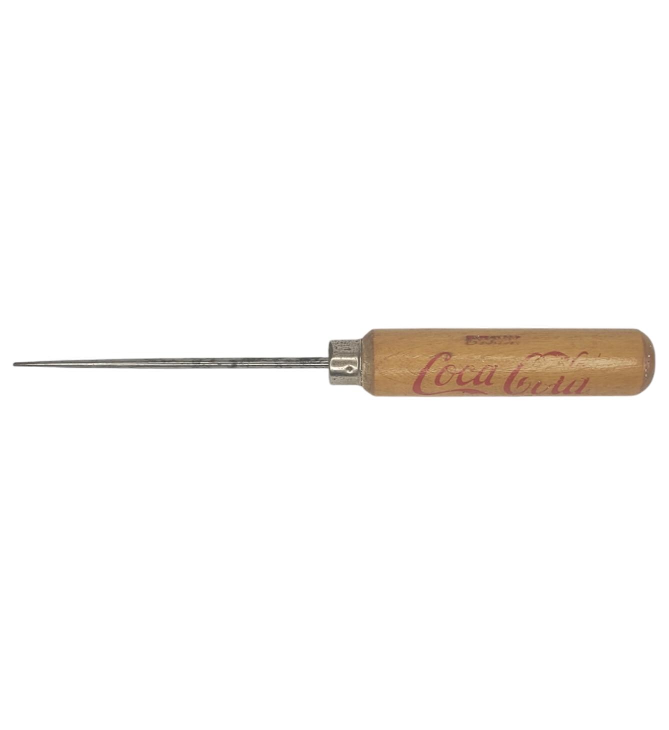 Vintage Coca Cola Ice Pick Wooden Handle Delicious Refreshing
