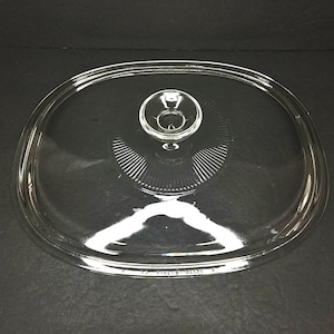 ALLEEN Pyrex ovale DC1.5C helder glazen deksel
