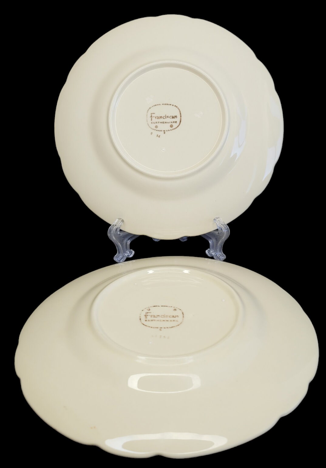 フランシスカン陶器 デザートローズ サラダデザート 8インチプレート 2