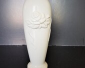 Lenox Collections Rose Blossom Vase Cream Ivory With Gold Trim 7 1 2 quot