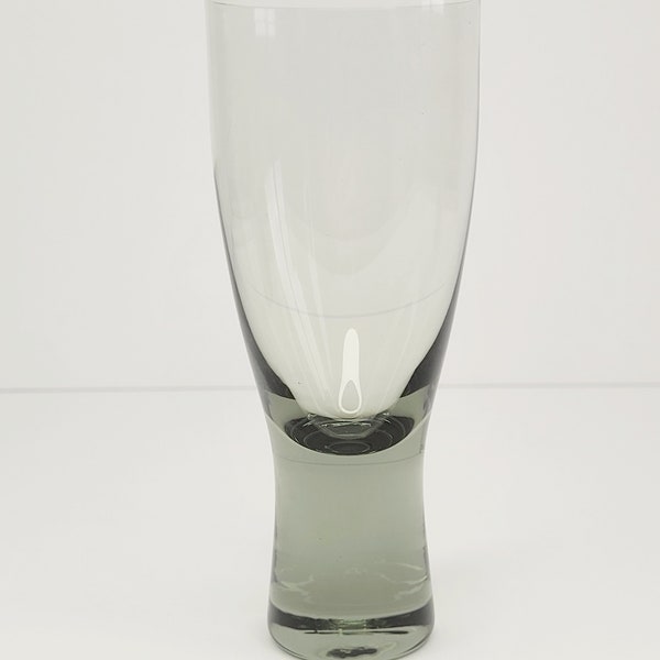 Kastrup Holmegaard Scanada Canada Steel Gray White Wine Glass Grey Glass Tumbler Denmark Danish Modern