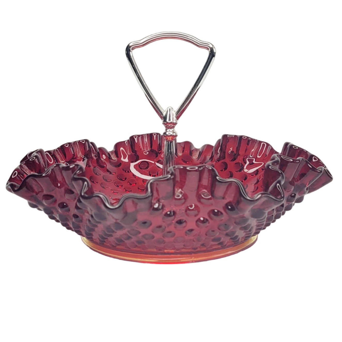 フェントン ルビーレッド ホブネイル ハンドル付き #3706 ボンボン