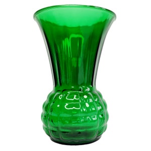 Anchor Hocking Forest Green Pineapple Vase