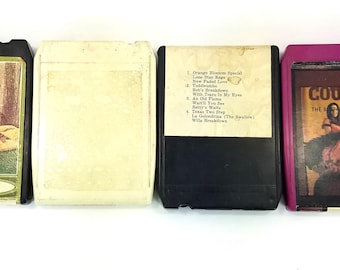 4 Classic Country Artist 8-Track Tapes Boots Randolph Osborne Brothers Bob Wills