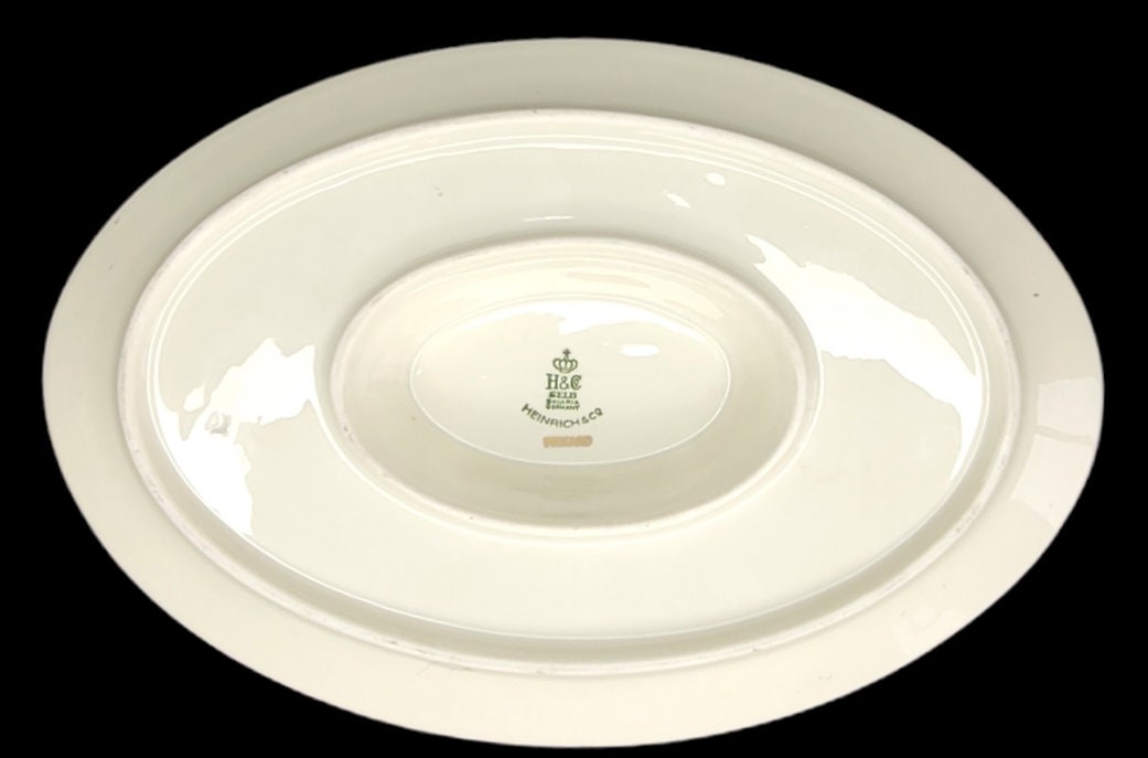 Pickard China Heinrich & Co Selb Bavaria 磁器グレービーボート付き