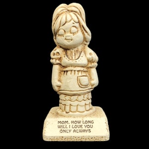 Paula 1979 Mom How Long Will I Love You Only Always Figurine W-577