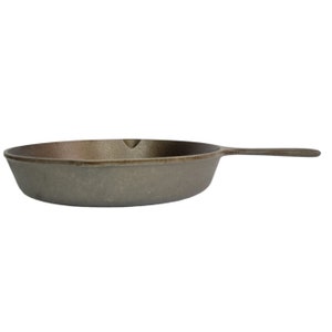 LODGE Cast Iron 10 1/2&quot; Heat-Treated Skillet Fry Pan with Pour Spouts USA 8SK