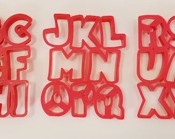 Red Jello Jigglers Alphabet ABCs New