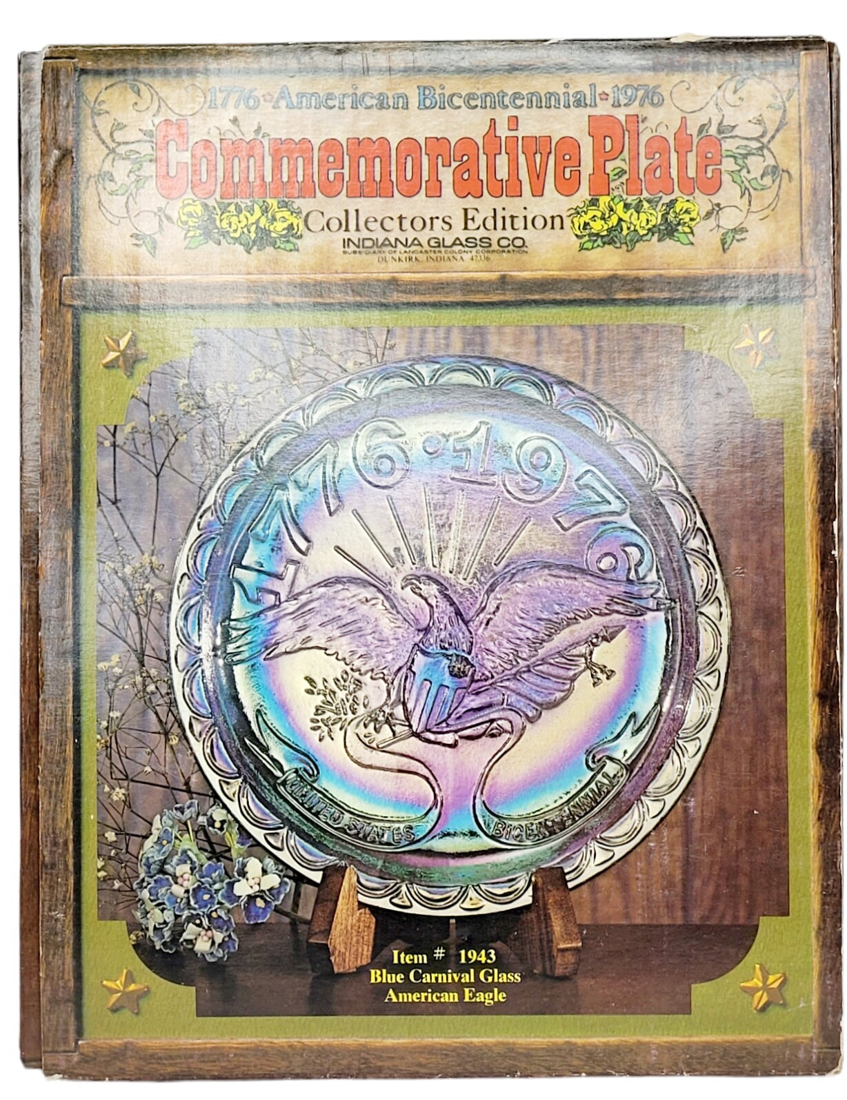 インディアナ グラス 200 周年記念 アメリカン イーグル 1776-1976
