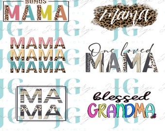 Mama Bundle PNG Sublimation