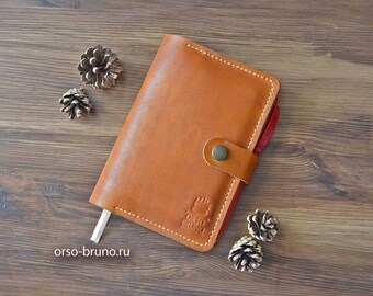 Leather Moleskine Cover, A6 Moleskine Cover, Leather Notebook Cover, Moleskine Leather Cover.