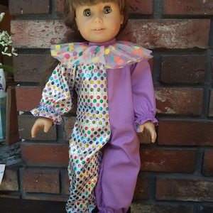 18&quot; clown costume, with shoes and hat