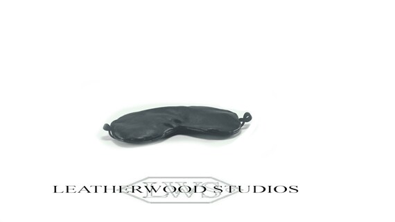 Bdsm Bondage Leder Augenbinde Schlaf Maske Auge Scheuklappen Etsy