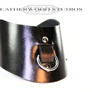 Custom Made To Order Bespoke Submissive Slave Leather Posture Collar