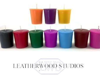 Wax Play Candles Soy Scentless Low Melt Point 4 Votive Gift Set