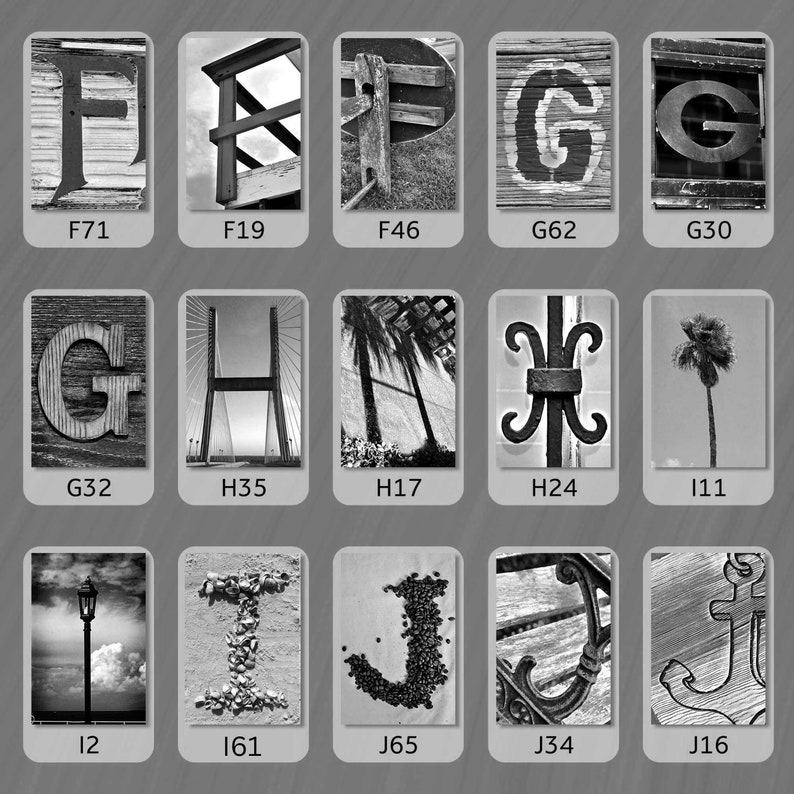 Custom Brushed White Frame Letter Art - Etsy