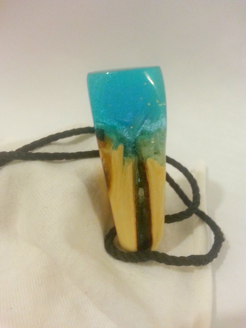 Wood Resin Jewelry Resin Wood Pendant Wood Resin Necklace Etsy