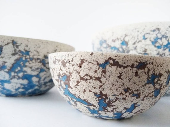 Set of 4 Concrete Nesting Bowls/Ring holder/planter/Air Plant Holder/jewelry dish/Home Decor/Housewarming Gift/Fruit Bowl/Snack bowl