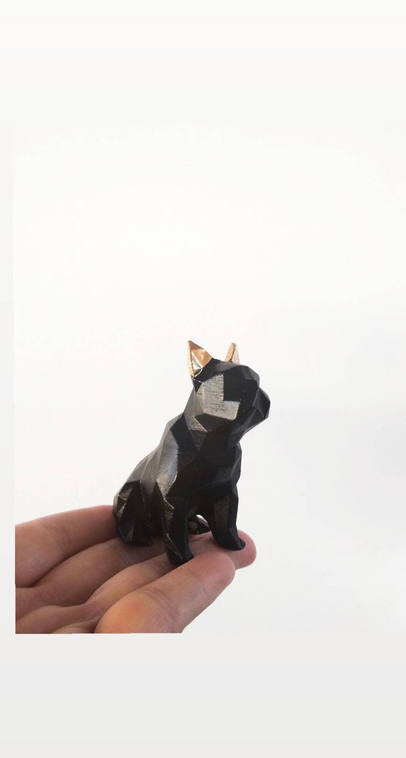 Concrete Frenchie, French BullDog, Concrete dog, Frenchie, Bulldog, Frenchie Statue, Frenchie Decor