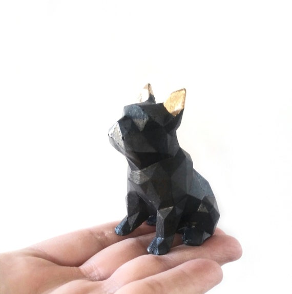 Concrete Frenchie, French BullDog, Concrete dog, Frenchie, Bulldog, Frenchie Statue, Frenchie Decor