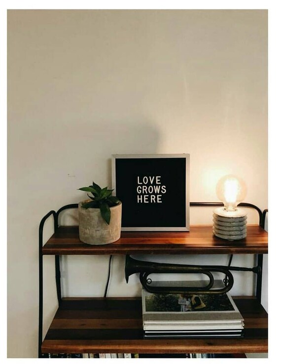 Concrete Lamp/Office lamp/Industrial/Office light/Desk Lamp/
