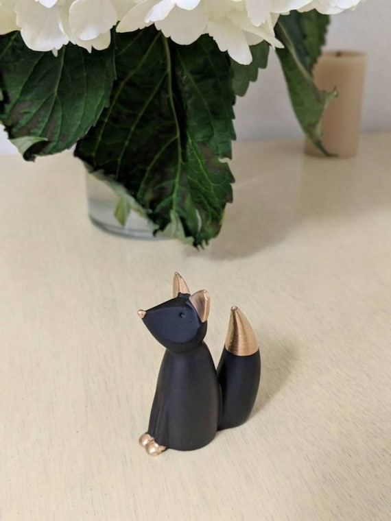 Fox Ring Holder, Fox Decor, Ring Holder, Jewelry Holder, Jewelry Dish, Ring Cone, Fox, Ring Tree, Jewelry Storage