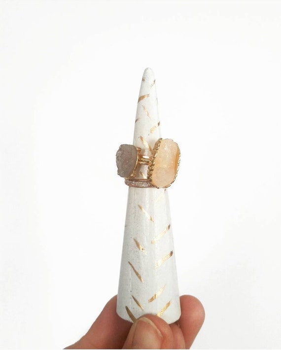 Concrete Ring Cone, Ring Holder, Jewelry Display, Jewelry Dish, Ring Dish, Modern Ring Cone, Bridesmaid Gift