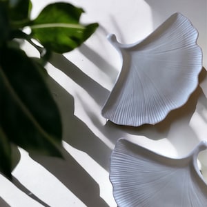 Plateau fourre-tout en feuille de ginkgo