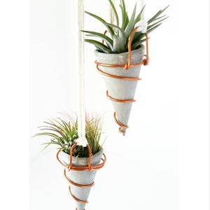 Mini Hanging Planter with Copper Hanger image 6