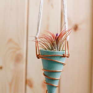 Mini Hanging Planter with Copper Hanger image 8
