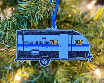 Wolf Pup Camper Ornament