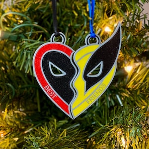 Deadpool & Wolverine Best Friends Ornament