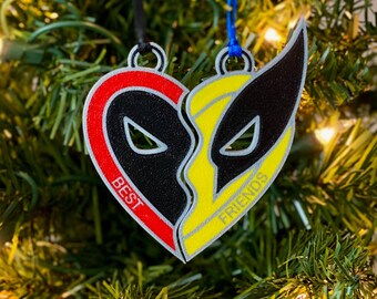 Deadpool & Wolverine Best Friends Ornament