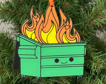 Dumpster Fire Ornament
