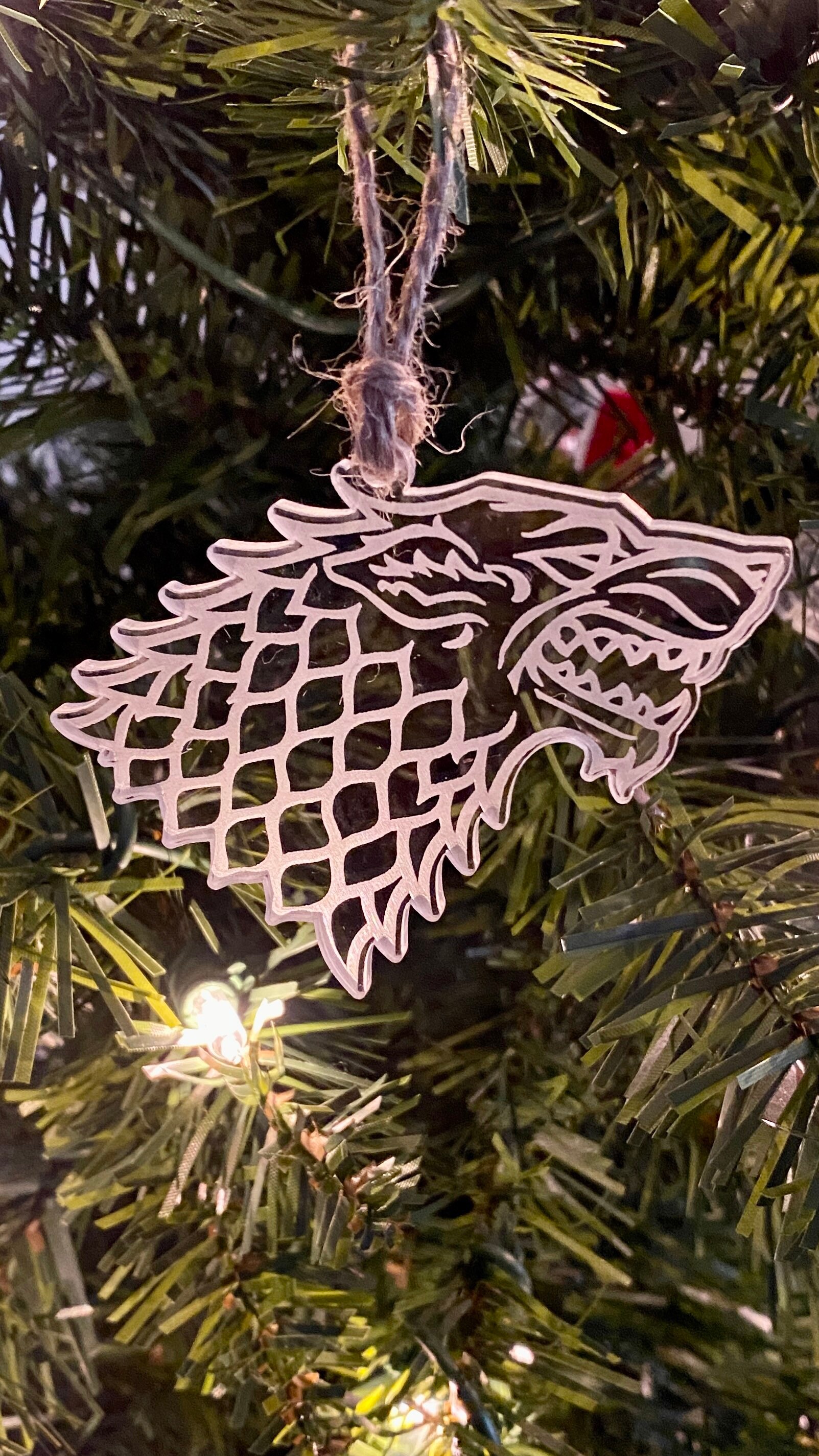 Game Of Thrones Weihnachtskugel – Mit Map & Logo – Schwarze Xmas-Deko Für GoT-Fans