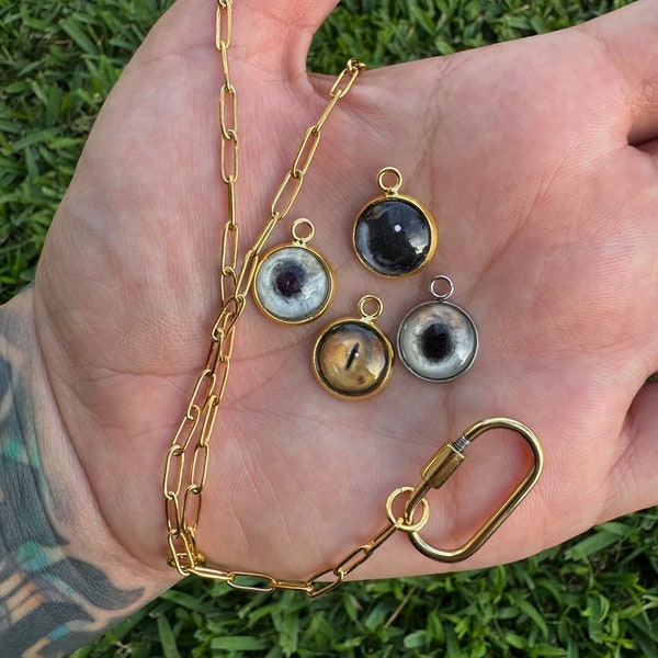 Custom eye pendant