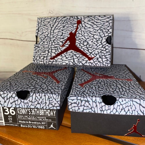 Jordan Treat Boxes Jordan Sneaker Box Jordan Box Jordan Etsy