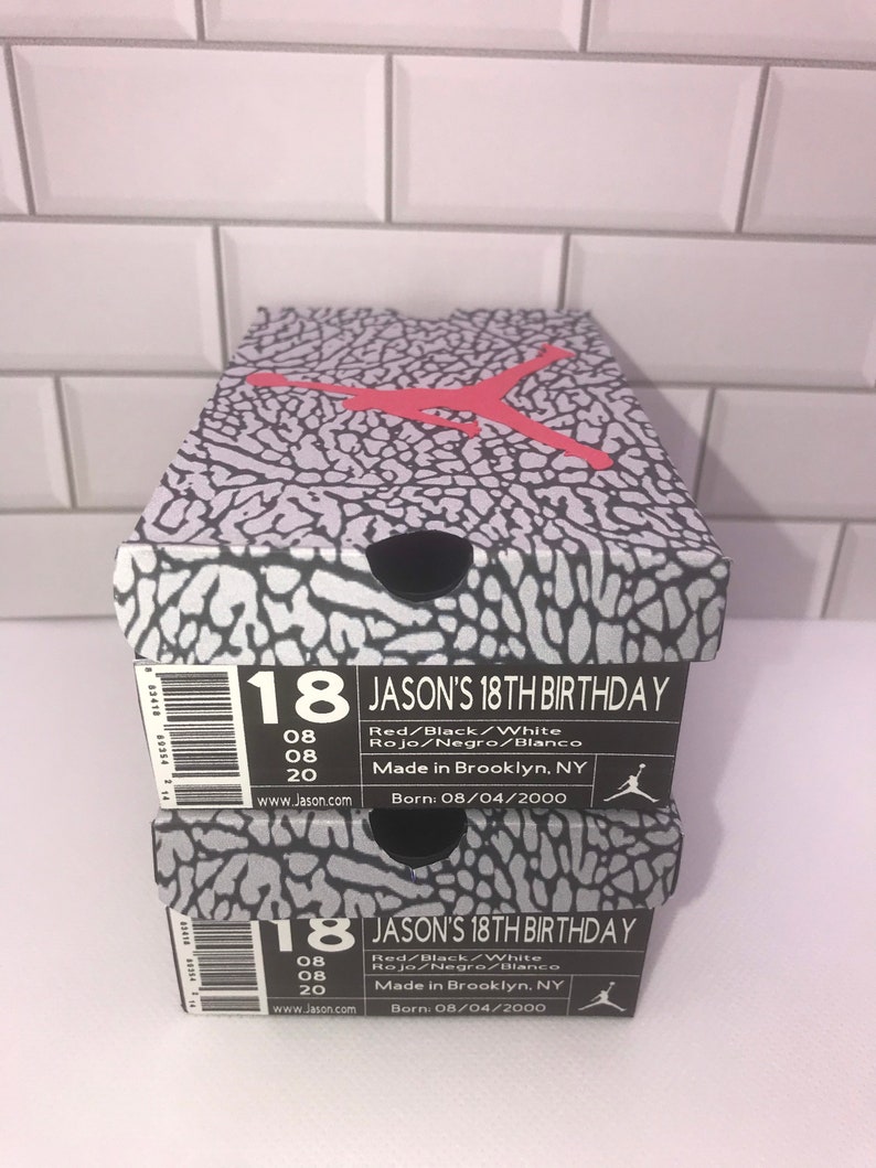 Jordan Sneaker treat boxes Etsy
