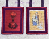 Purple Scapular of Benediction and Protection - Hand Made in USA