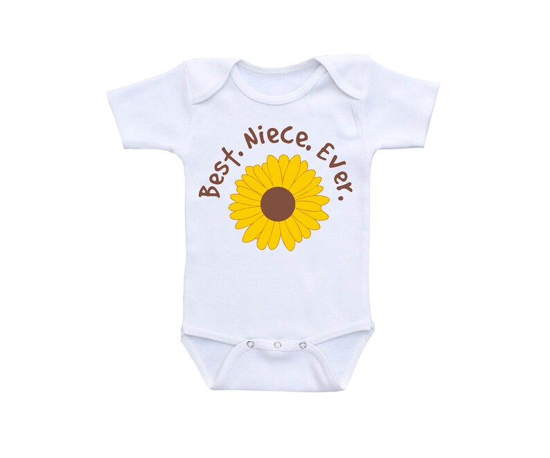sunflower onesie baby outfit